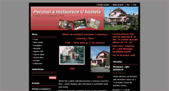 Desktop Screenshot of penzion-ukostela.eu